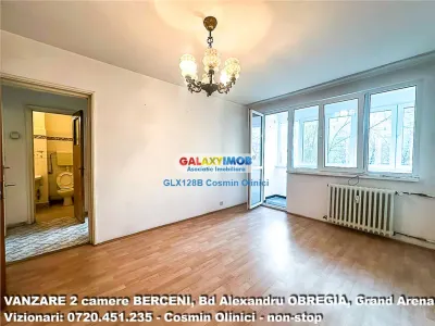 Apartament 2 camere Bd Obregia etaj 2 aproape Grand Arena 50 mp - Bucuresti