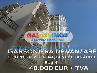 Garsoniera de vanzare, complex rezidential, centrul Buzaului - Buzau