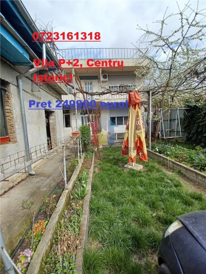 Vila P+2 Centru Vechi 286mpconstruiti din caramida cu 350mp teren - foto 1