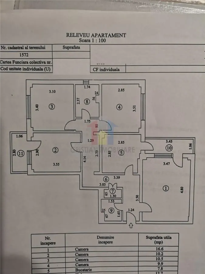 4 camere, 80 mp, etaj 2, Decomandat - Plantelor - foto 2
