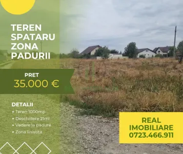 Teren pentru casa, sat Spataru, zona padurii ! - Spataru