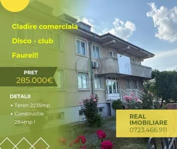 Cladire pretabila discoteca sau spatiu comercial ! - Faurei