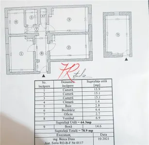 Vanzare apartament 3 camere Floreasca - cu centrala - foto 2