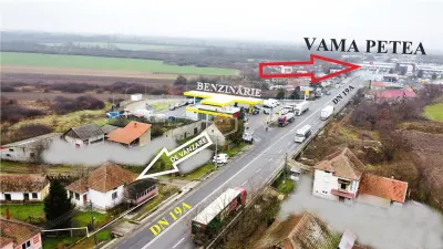 Casa cu 3 camere si 8.914 mp de teren | Acces din DN 19A - Petea - Satu Mare
