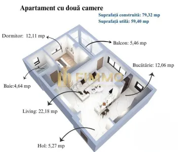Apartament 2 Camere | complex nou | 79 mpt | Avans 20% | Suceava | ID:1640 - foto 2