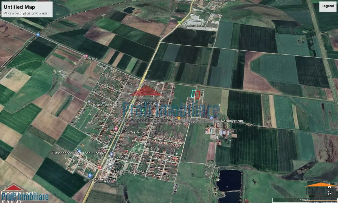 Vindem locuri de casa 540 sau 640mp in Zimand Cuz 7 km de Arad - foto 14