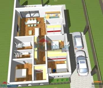 Loc de casa 540mp, toate utilitatile si Proiect casa Parter la 10 min. de Podgoria - foto 14