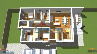 Loc de casa 540mp, toate utilitatile si Proiect casa Parter la 10 min. de Podgoria - foto 8