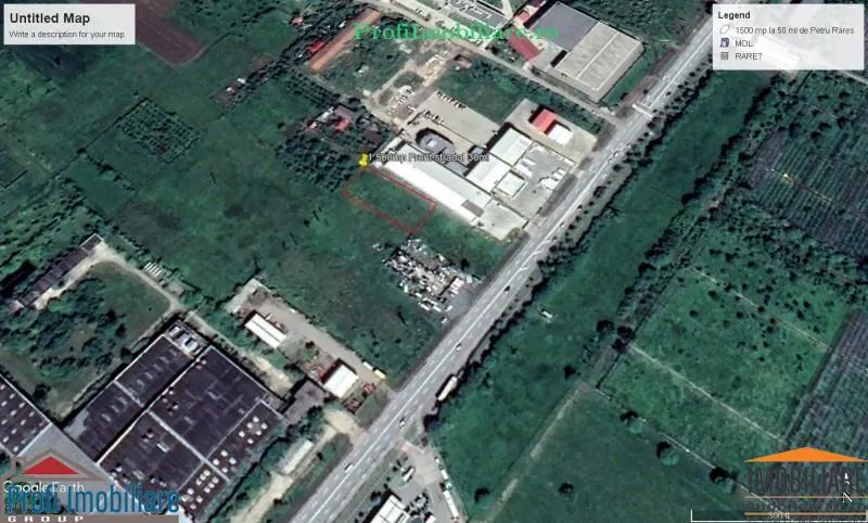 Teren 1.500mp pentru constructii comerciale-industriale- Gradiste strada Petru Rares vizavi de Lidl - foto 1