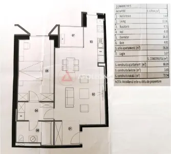 apartament de 2 camere nou , mobilat, utilat lux in ansamblul rezidential “102 The Address”, cu parcare in garaj subteran - foto 7