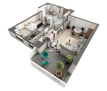 Apartament Nou 2 camere  de vanzare  Galata, - Iasi