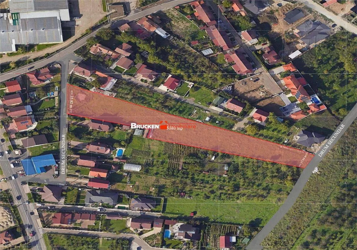 Teren intravilan pentru dezvoltare rezidentiala | 5.680 mp | front dublu | zona de case - foto 2