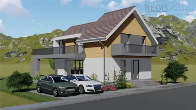 Teren intravilan cu proiect , autorizatie de constructie si fundatie in zona spital Regina Maria , Bod - foto 9