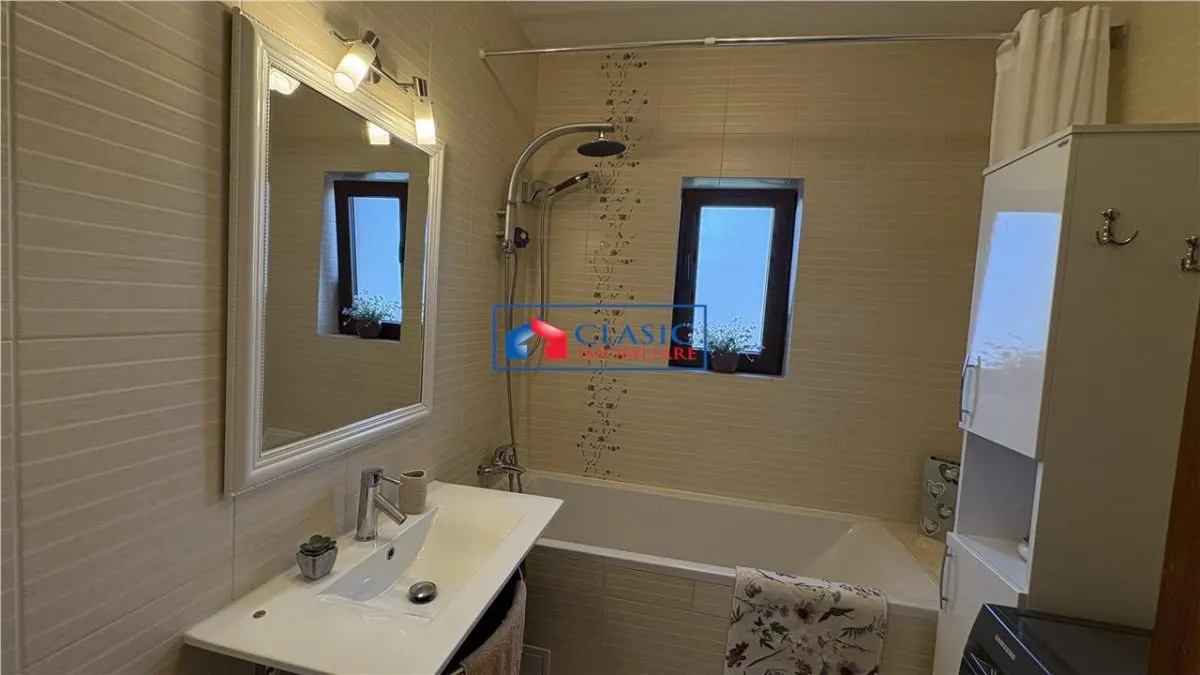 Inchiriere apartament 3 camere modern bloc nou cu gradina de 50 mp in Grigorescu- zona Mega Image - foto 12