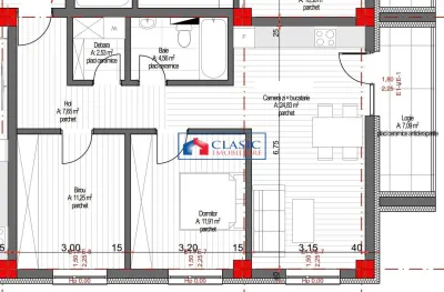 Vanzare apartament 3 camere bloc nou zona Eugen Ionescu Europa, Cluj-Napoca - foto 3