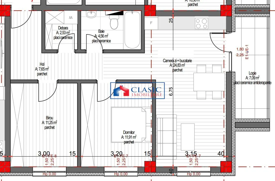 Vanzare apartament 3 camere bloc nou zona Eugen Ionescu Europa, Cluj-Napoca - foto 3