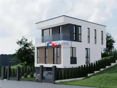 Vanzare casa individuala zona linistita, constructie noua, arhitectura moderna, piscina, alee privata, Andrei Muresanu - Cluj-Napoca