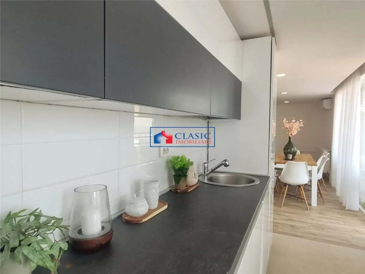Inchiriere apartament tip penthouse 5 camere de LUX in Buna Ziua- zona Mega Image - foto 6