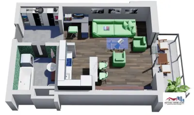 Apartament 1 Camera Tip A1 de Vanzare in Ansamblul Green Residence - foto 3