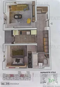 Apartament modern 2 camere,  toate utilitatile,incalzire in pardoseala, posibilitate loc de parcare acoperit, in BRAGADIRU, Prel. Gh Balcon , Bloc NOU - Bragadiru