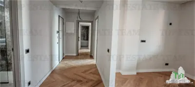Apartament de 4 camere, cu finisaje premium, 160mp, 2bai, 2 bucatarii, toate utilitatile, piscina, complex rezidential securizat, zona Padurea Baneasa - foto 8