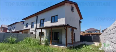 Vila individuala cuplata 5 camere, P+1+M, incalzire in pardoseala, toate utilitatile, 227mp teren, finisaje premium, in PREL. GHENCEA/BRAGADIRU - Bragadiru