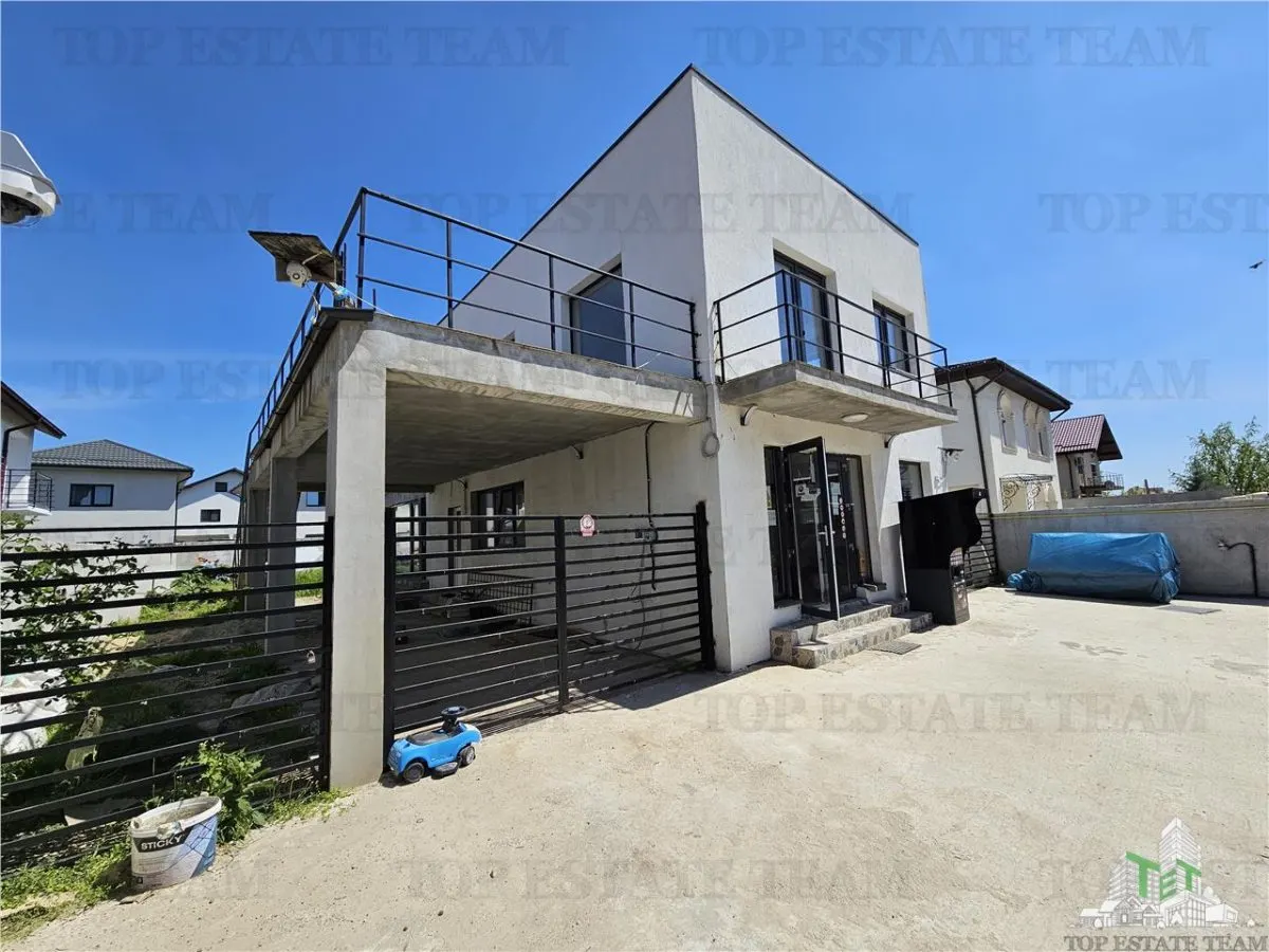 Vila pretabila spatiu comercial/salon evenimente in Bragadiru cu 5 parcari clienti - foto 1