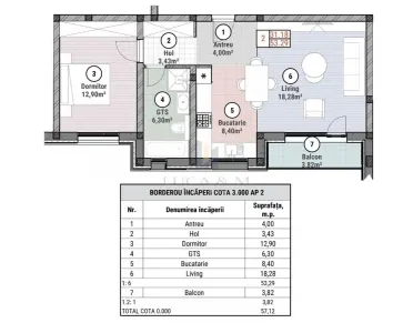 APARTAMENTE NOI PREMIUM  INCALZIRE IN PARDOSEALA  LOC PARCARE INCLUS - foto 20