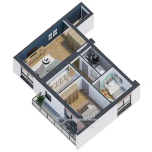 Apartament 3 camere – 62 mp  COMISION 0% - Iasi