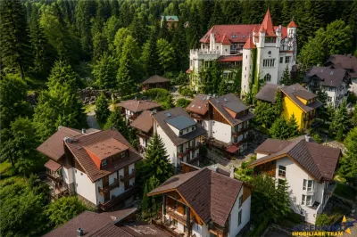 In ambientul statiunii Poiana Brasov, etaj1, 2bai, terase la 360 grade, parcare asigurata - foto 11