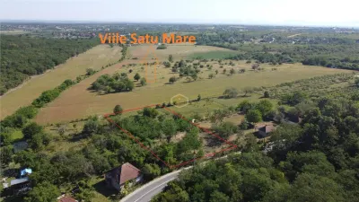 Priveliste de vis! Teren intravilan - 2.496 m² in Ardud-Vii - Ardud-Vii
