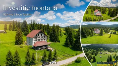 Complex montan 1.124 mp, Toplita Secu, investitie: turistica /retreat, cadru valoros - Toplita