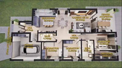 CASA  CONFORT LUX STUPINI | 4 Camere | PROIECT UNICAT - foto 3