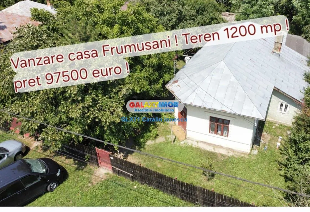 Vanzare casa Frumusani 1200mp teren - foto 1