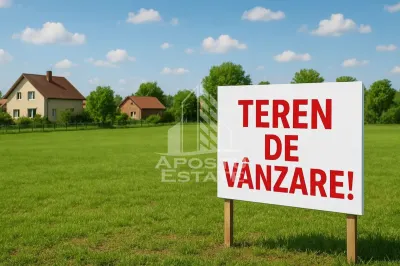 Parcela de teren 916 mp, de vanzare, front stradal 20 ml, Dumbravita. - Dumbravita
