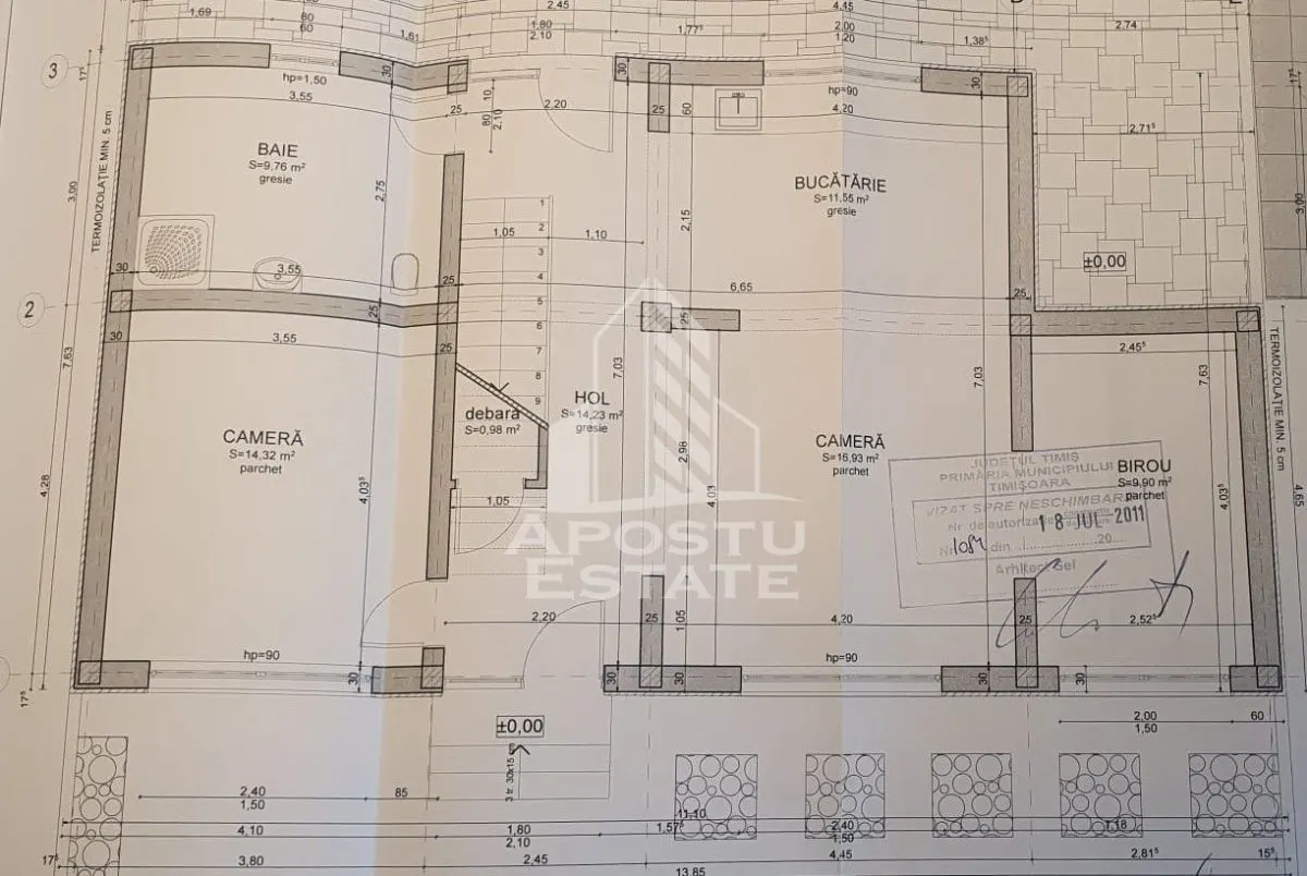 Casa individuala , 4 camere,2 bai, garaj, acces auto, 575 teren - foto 1