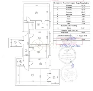 Apartament 3/4 camere Laguna Residence Aviatiei 107mpu - foto 18