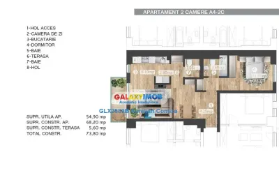 Apartament 2 camere Belvedere Residence - foto 7