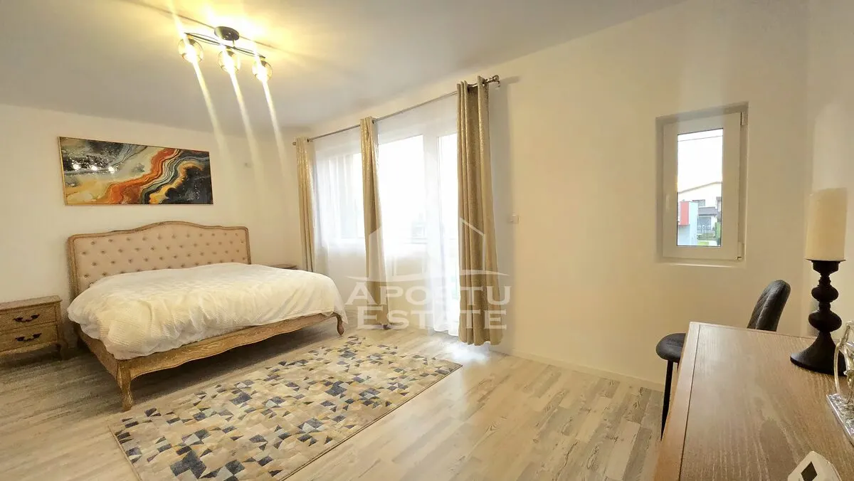 Duplex mobilat de vanzare, 3 camere, 2 bai, teren 400mp, Mosnita Veche - foto 5
