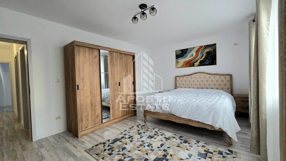Duplex mobilat de vanzare, 3 camere, 2 bai, teren 400mp, Mosnita Veche - foto 7