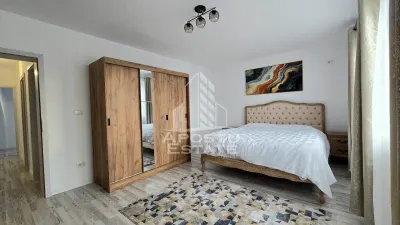 Duplex mobilat de vanzare, 3 camere, 2 bai, teren 400mp, Mosnita Veche - foto 8
