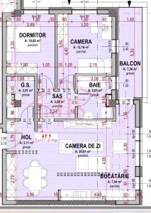 Doua apartamente identice, noi, cu 3 camere, finisate. Strada Somesului, Floresti - foto 14