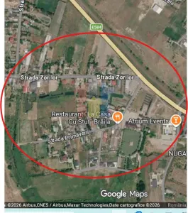 La 5km de Braila Teren intravilan 1080mp cu 97m deschidere toate utilitatile - Braila