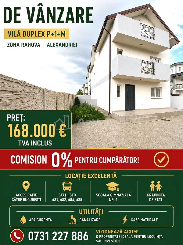 VANZARE - Casa  sau  SPATIU COMERCIAL - Locuinta si /sau Afacere - Vila -- 168000E tva inclus - Rahova – Alexandriei – Leroy Merlin - COMISION 0 ! - foto 1