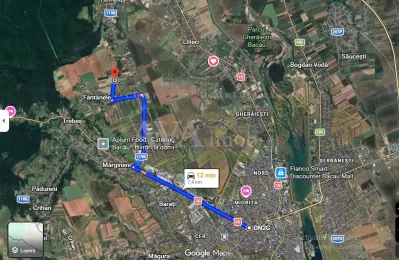 Teren intravilan 1181 mp cu deschidere de 20ml zona Fantanele-Bacau - Bacau