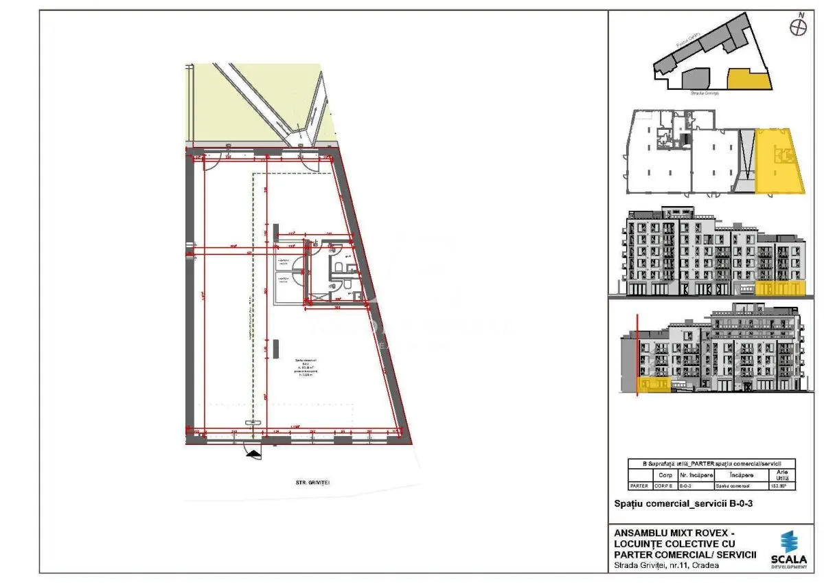 Antony Estate | Spatiu comercial central in ansamblul Scala Cetate - B-0-3 - Oradea - foto 1