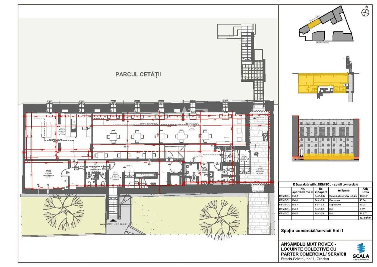 Antony Estate | Spatiu comercial central in ansamblul Scala Cetate - E-1-1 - Oradea - foto 1