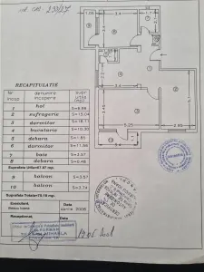 Apartament 3 cam renovat  et 3 din 4  zona F-uri - foto 11