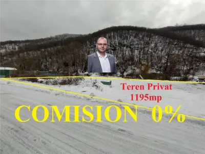 Ciclova, Teren Intravilan cu nr de Casa, 1195mp, La Sosea, ZERO COMISION - Ciclova Romana