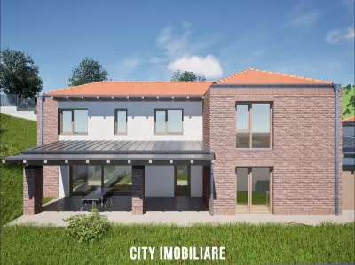 Teren intravilan 1.375 mp cu Proiect autorizat pentru duplex, Feleacu - Feleacu